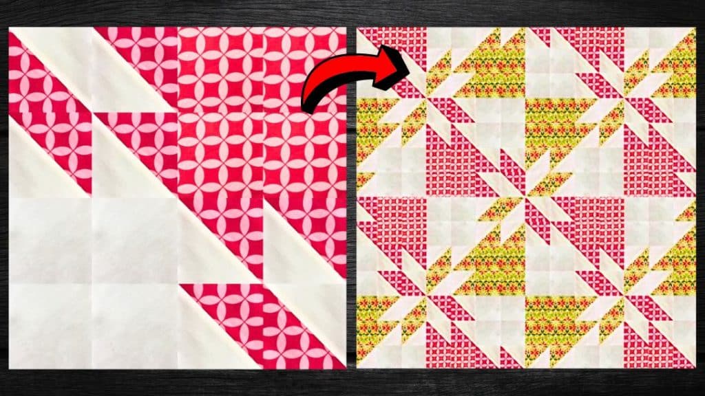 Easy Hunter´s Star Quilt Block Tutorial