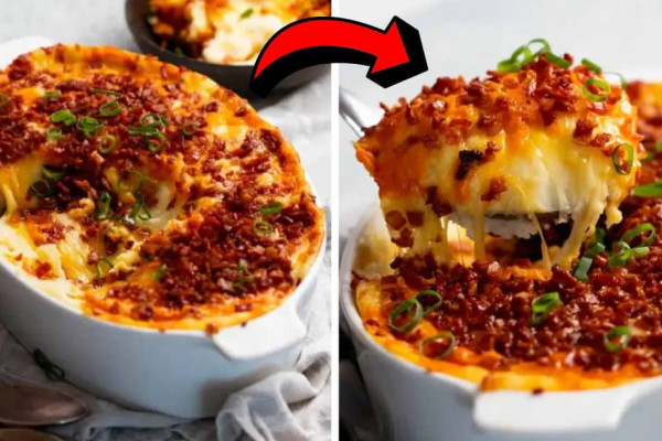 Easy Mashed Potato Casserole Recipe