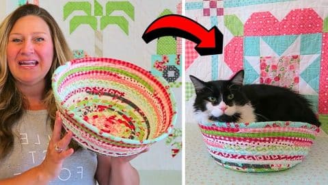 How to Make a Fabric Rope Bowl | DIY Joy Projects and Crafts Ideas