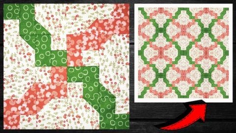 How to Make a Jagged Lattice Quilt Block | DIY Joy Projects and Crafts Ideas
