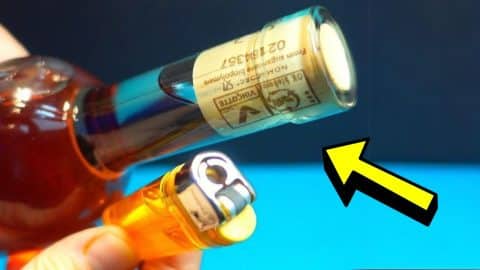 How to Open a Wine Bottle With a Lighter | DIY Joy Projects and Crafts Ideas