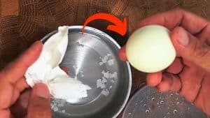How to Remove Boiled Egg Shells Without Peeling