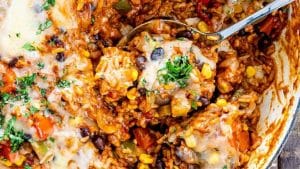 Stovetop One-Pot Tex-Mex Chicken & Rice Recipe
