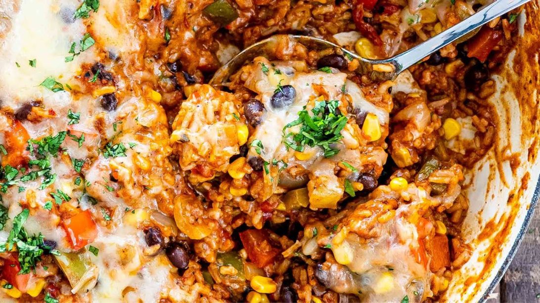 Stovetop One-Pot Tex-Mex Chicken & Rice Recipe - DIY Joy