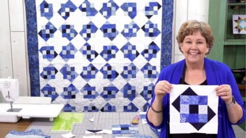 Tilted Nine Patch Quilt With Jenny Doan | DIY Joy Projects and Crafts Ideas