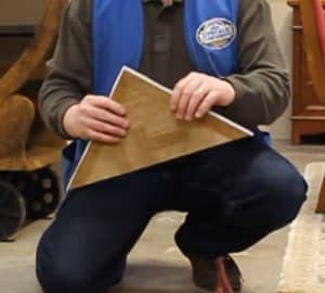 Flatten Curled Rug Corners in 10 Seconds - DIY Joy