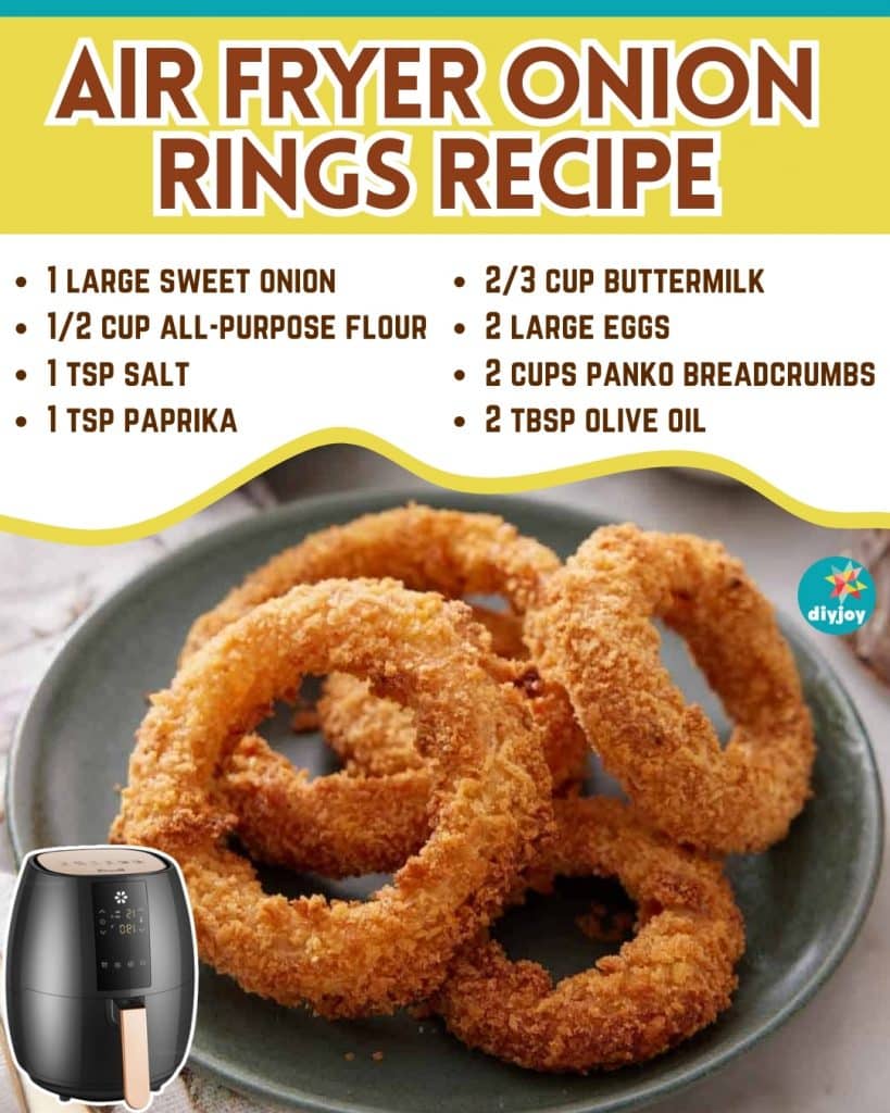 Crispy Air Fryer Onion Rings Recipe