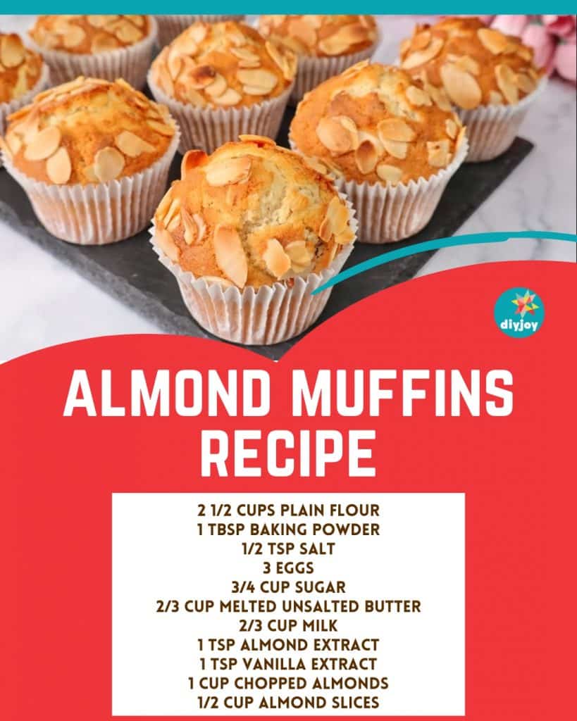 Almond Muffins Recipe