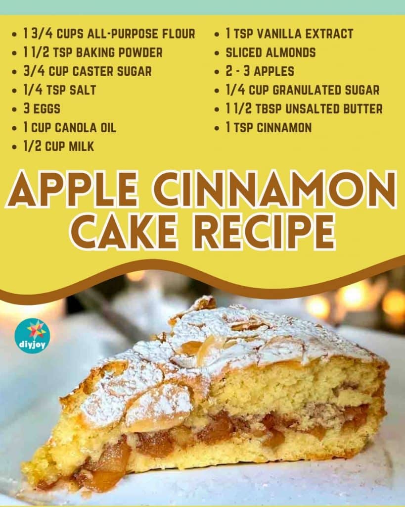 Easy Apple Cinnamon Cake Recipe
