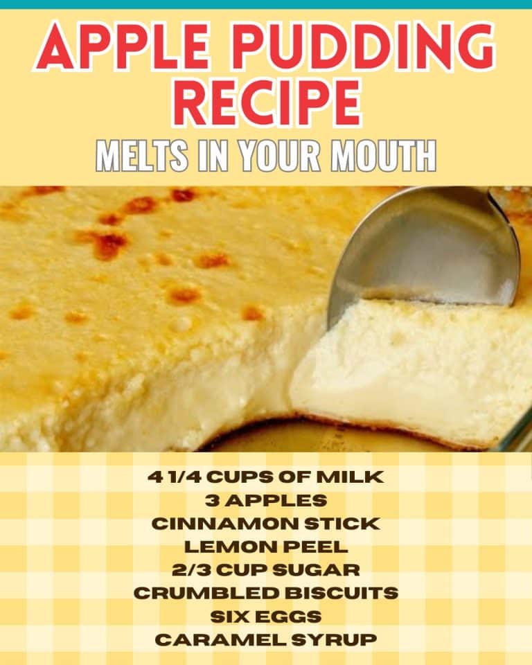 Apple Pudding Recipe