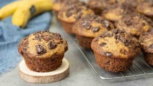 Banana Peanut Butter Chocolate Muffins Recipe