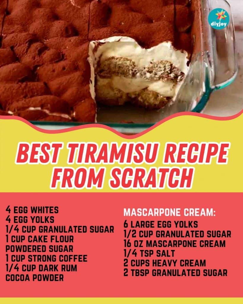 Best Tiramisu Recipe from Scratch