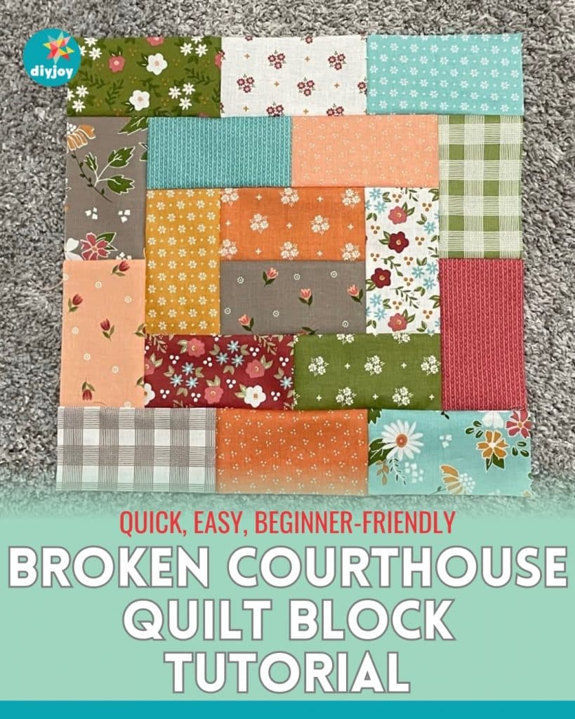 Broken Courthouse Quilt Block Tutorial