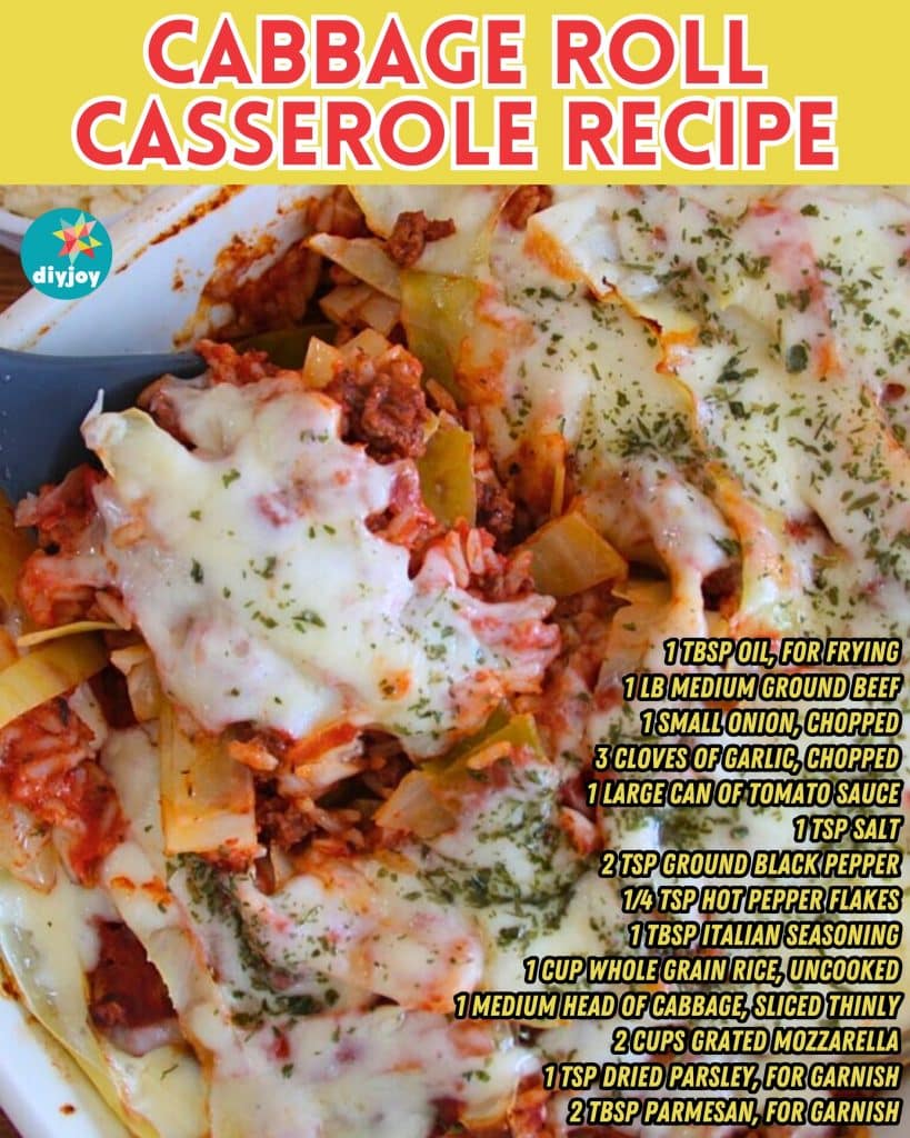 Easy Cabbage Roll Casserole Recipe
