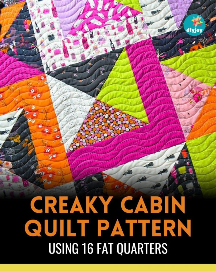 Creaky Cabin Fat Quarter Quilt Pattern