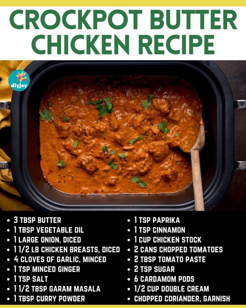 Crockpot Butter Chicken Recipe