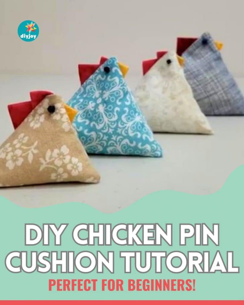 DIY Chicken Pin Cushion Tutorial