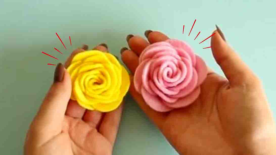 DIY Felt Rose Tutorial | DIY Joy Projects and Crafts Ideas