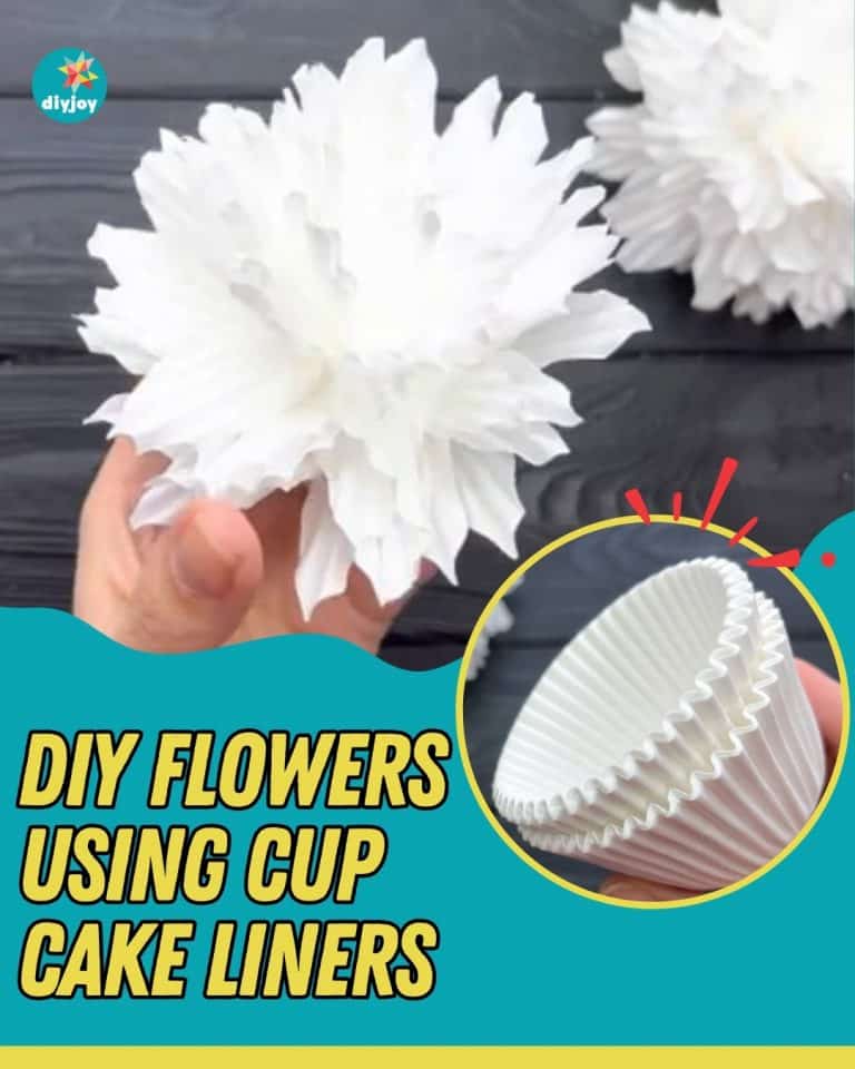 Diy flowers using cupcake liners tutorial