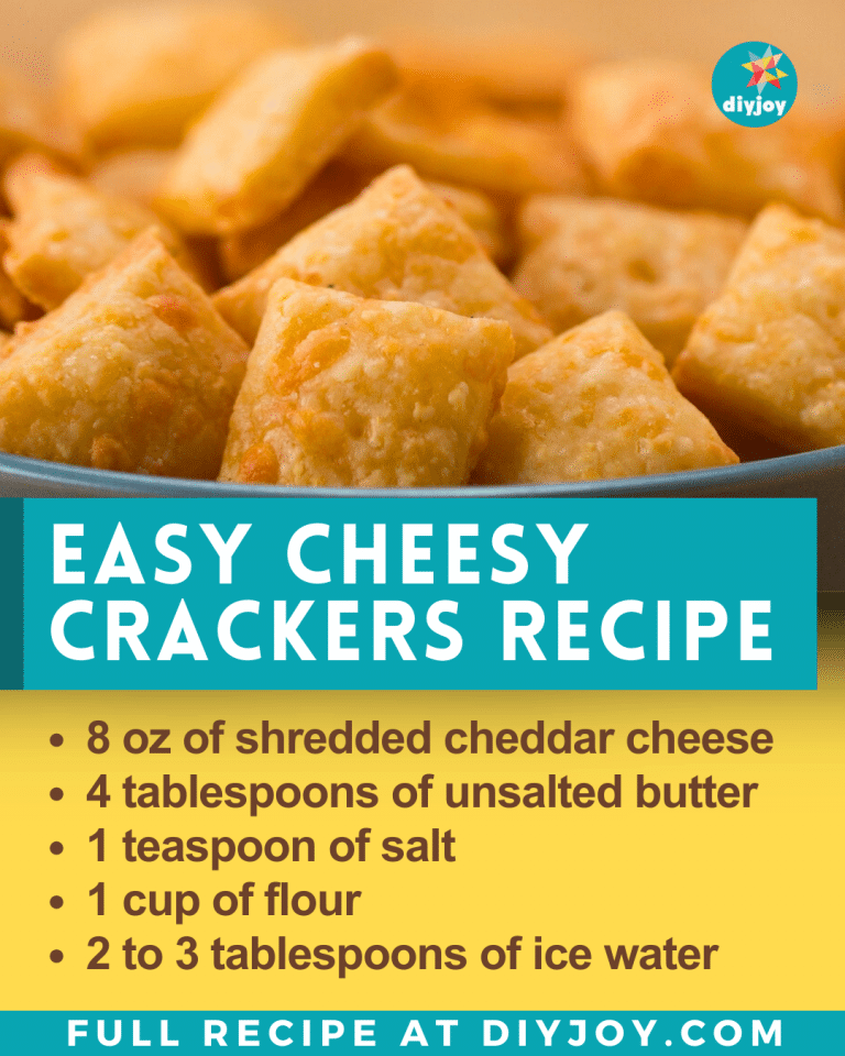 5 Ingredient Cheesy Crackers Recipe