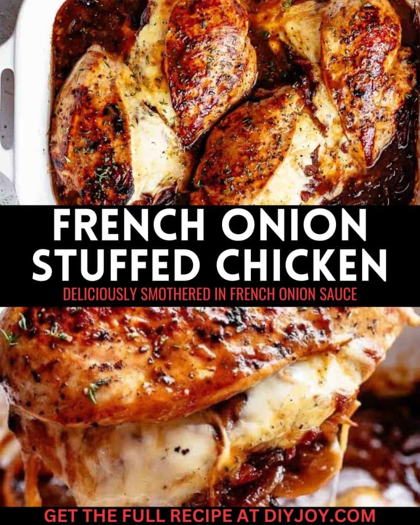 French Onion Stuffed Chicken Recipe