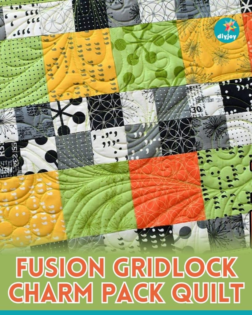 Fusion Gridlock Charm Pack Quilt Tutorial