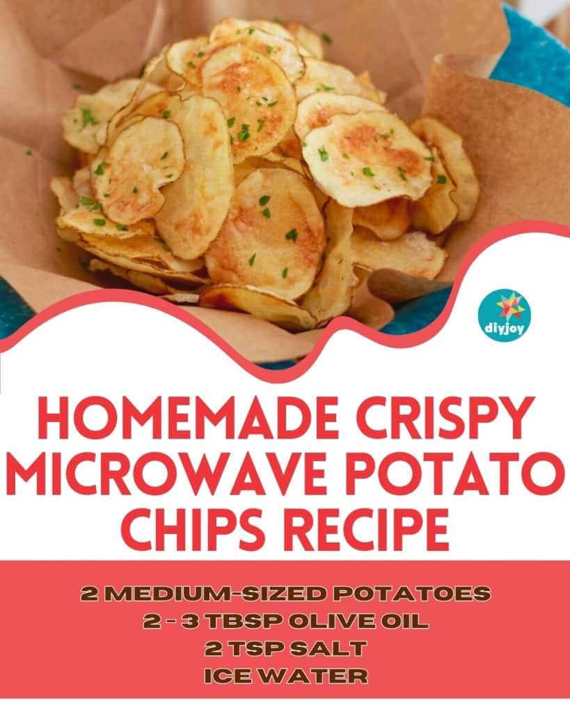 Homemade Crispy Microwave Potato Chips