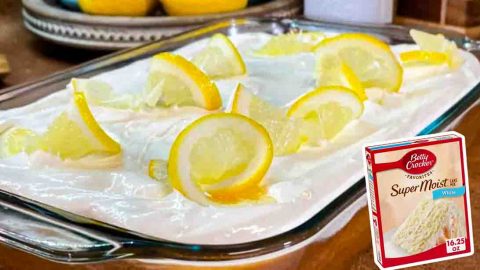 Lemon Cream Cake With Box Cake Mix Recipe | DIY Joy Projects and Crafts Ideas