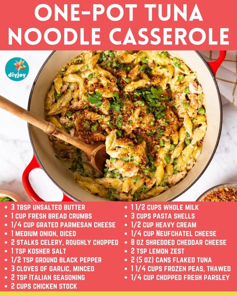 One-Pot Tuna Noodle Casserole Recipe