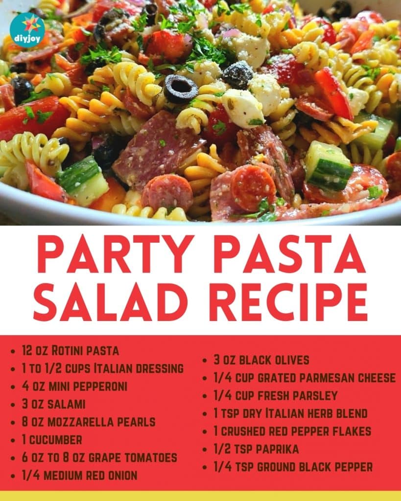 Party Pasta Salad Recipe