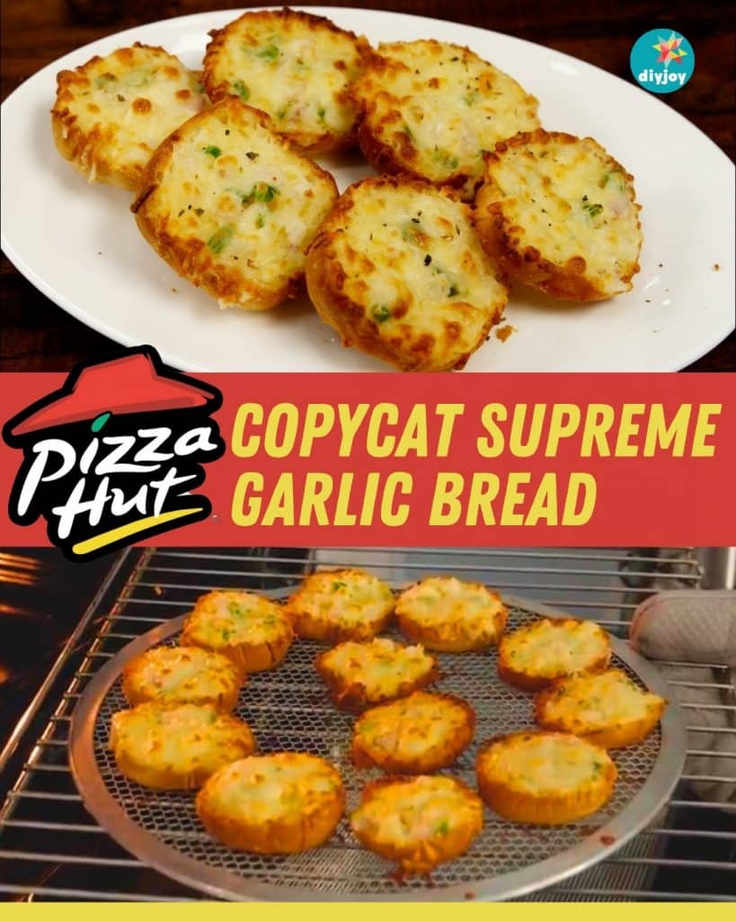 Pizza Hut Copycat Supreme Garlic Bread Recipe