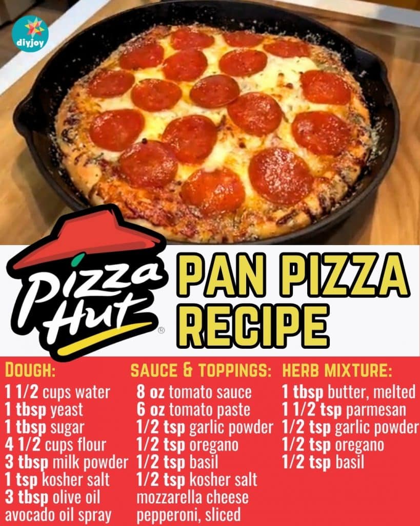 Pizza Hut Pan Pizza At Home Recipe