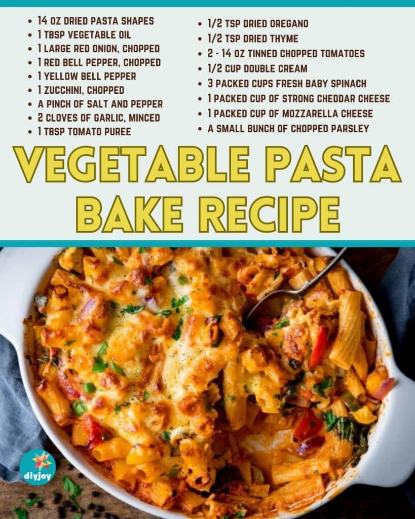 Vegetable Pasta Bake Recipe