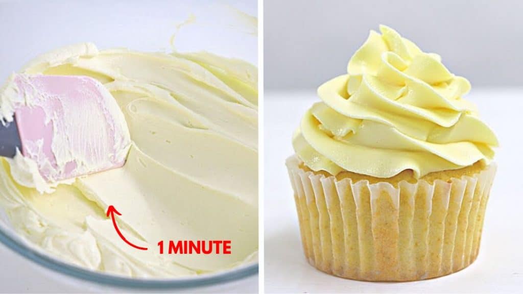 4-Ingredient Silky Buttercream Icing in 1 Minute (1)