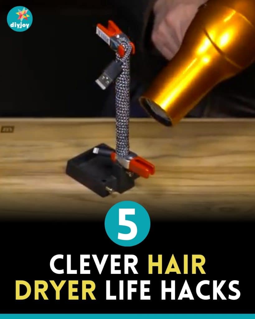 5 Clever Hair Dryer Life Hacks