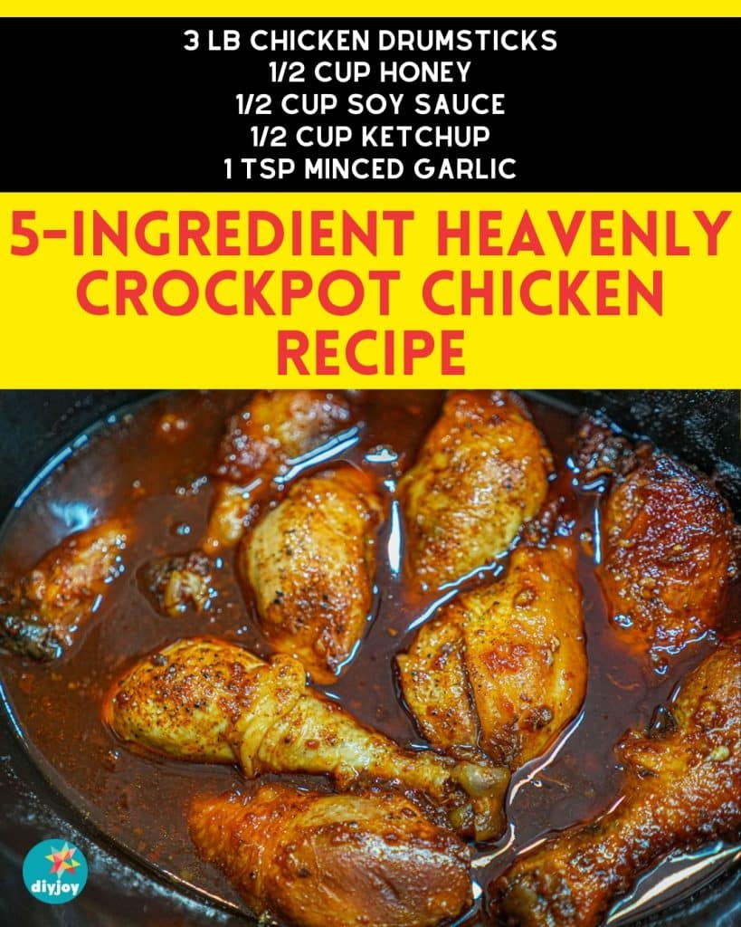 5-Ingredient Heavenly Crockpot Chicken Recipe