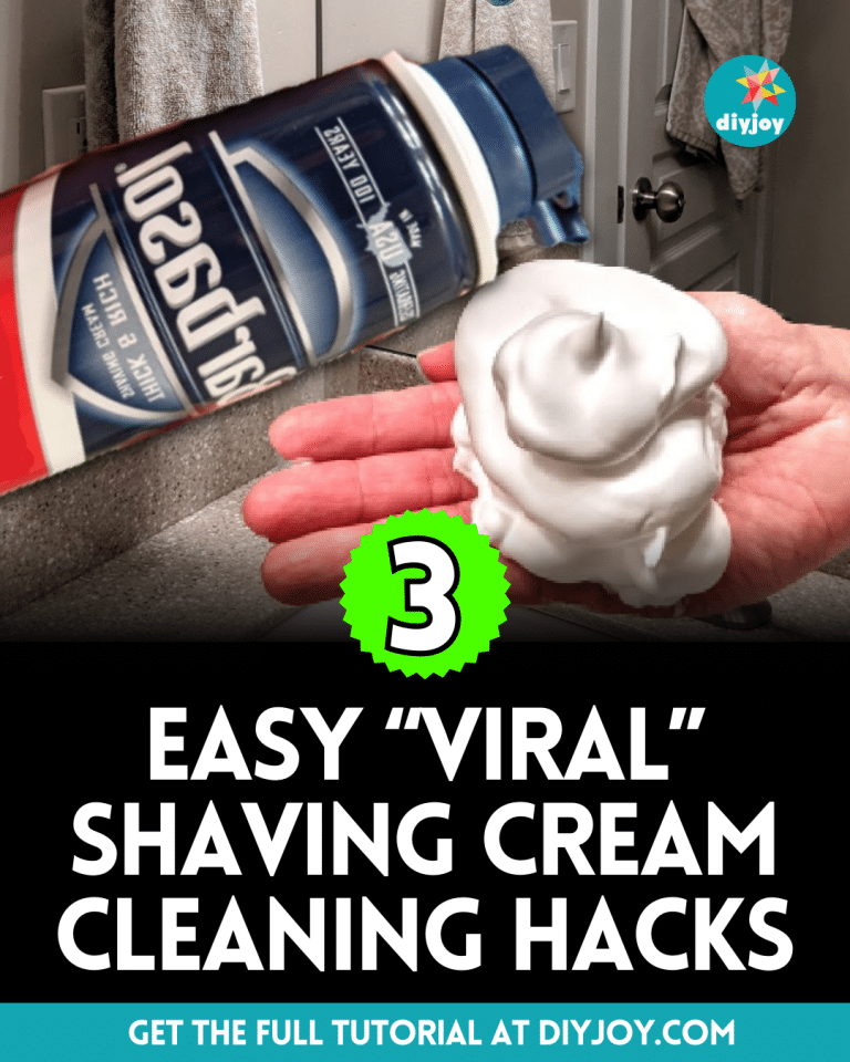 6 Viral Shaving Cream Cleaning Hacks