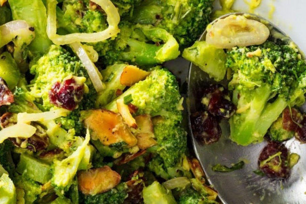 Broccoli Salad With Creamy Avocado Dressing