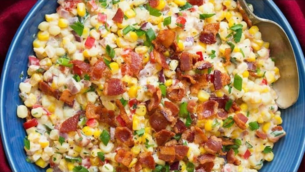 Creamy Confetti Corn With Bacon
