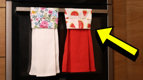 Easy 10-Minute DIY Hanging Towels Tutorial