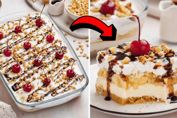 Easy 30-Minute Banana Split Cake Recipe