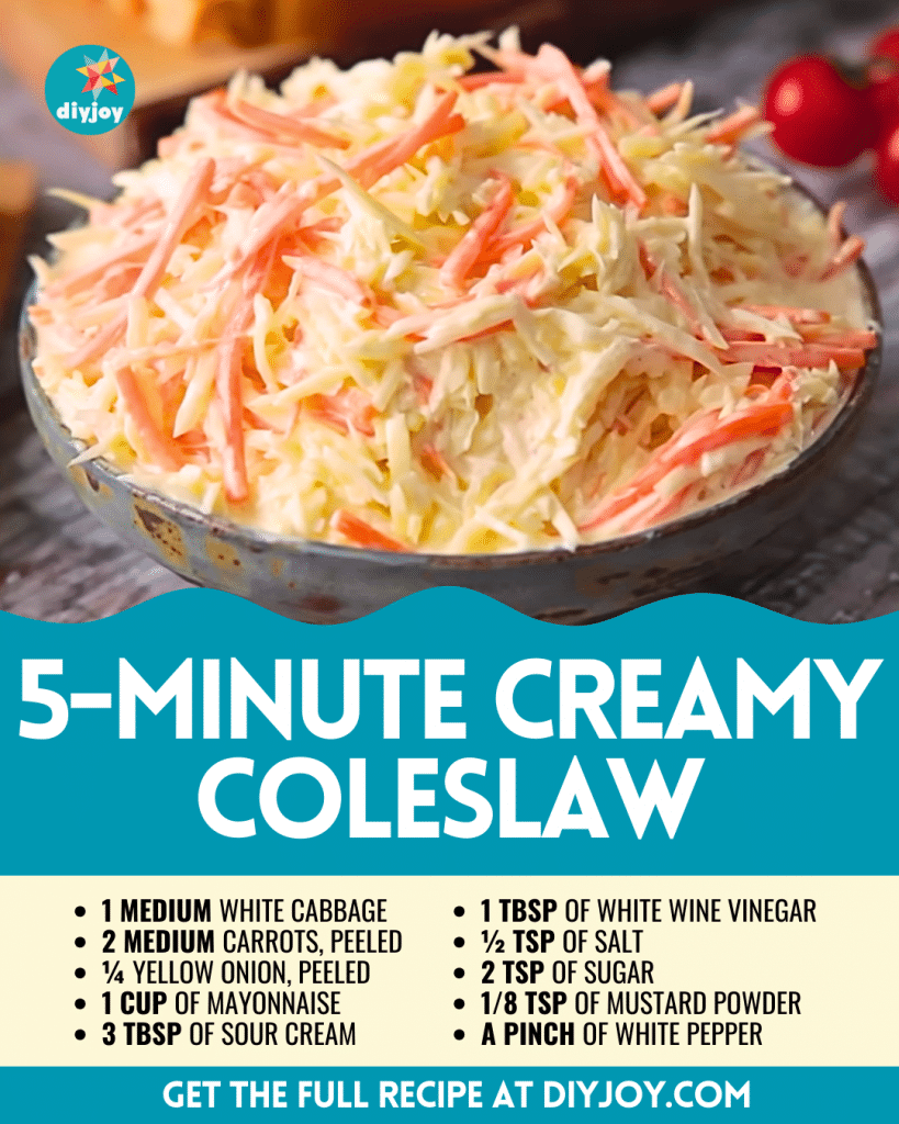 THE BEST EASY COLESLAW RECIPE IN 5 MINUTES visual data 6