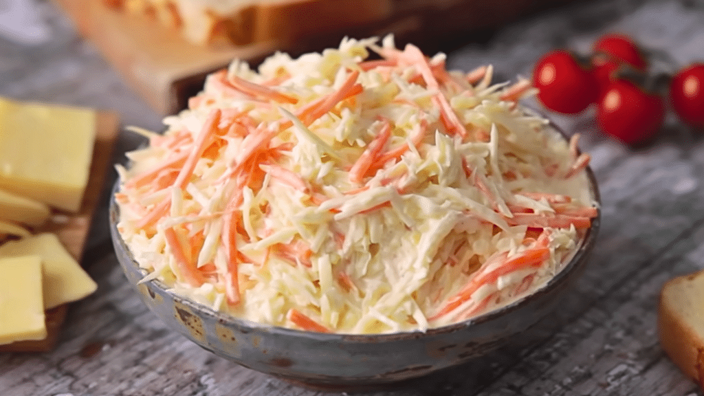 Easy 5-Minute Creamy Coleslaw Recipe
