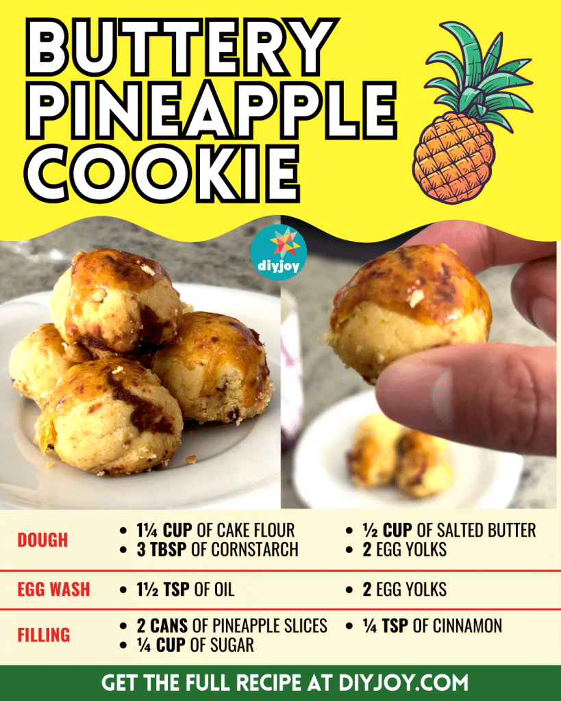 easy-buttery-pineapple-cookie-recipe-diy-joy
