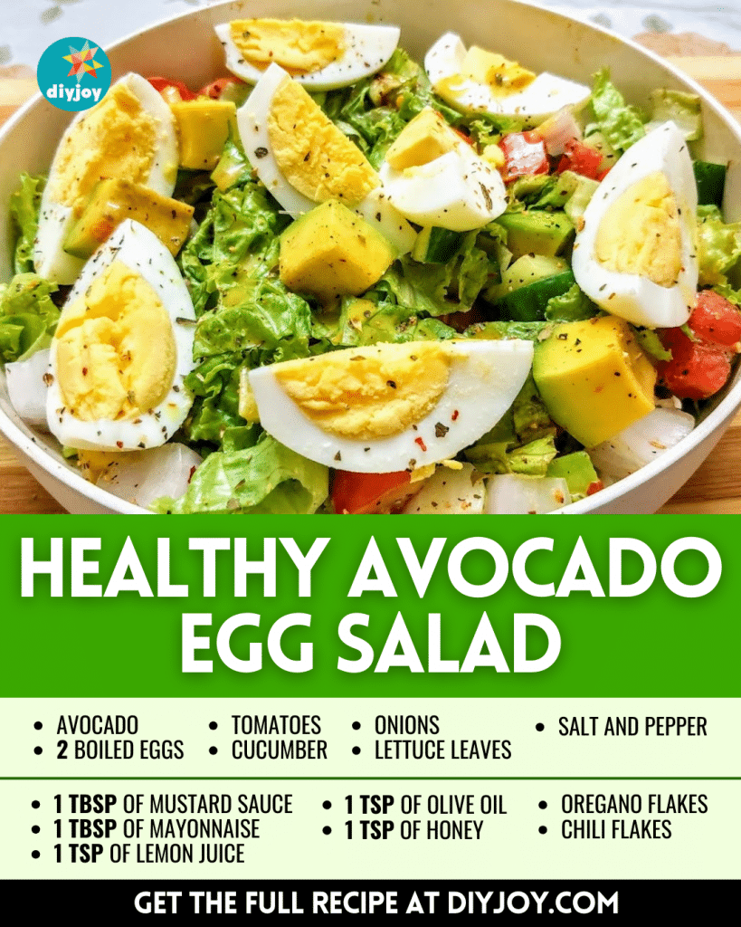 Easy & Healthy Avocado Egg Salad Recipe DIY Joy