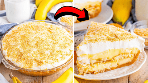 Easy No-Bake Banana Pudding Pie Recipe | DIY Joy Projects and Crafts Ideas