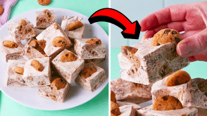 Easy No-Bake Milk ‘n Cookie Fudge Recipe