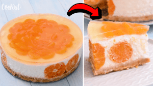 Easy No-Bake Tangerine Cheesecake Recipe