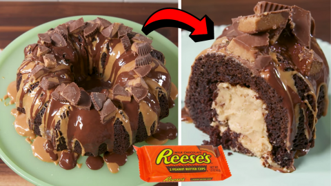 Easy No-Fail Reese’s Bundt Cake Recipe | DIY Joy Projects and Crafts Ideas