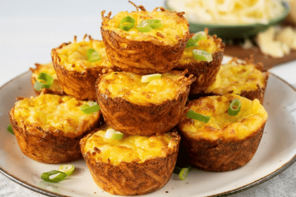 Easy Scrambled Egg Hash Brown Cups Recipe